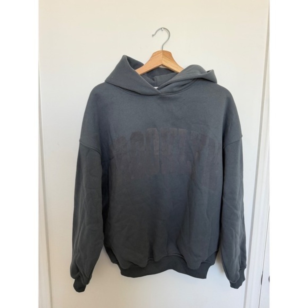 Refuge‎ Favorite Hoodie – Brooklyn Graphic – Blue – Women's Large/XL – NWT
